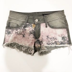 Black Orchid Denim Disco Cut-Off Shorts